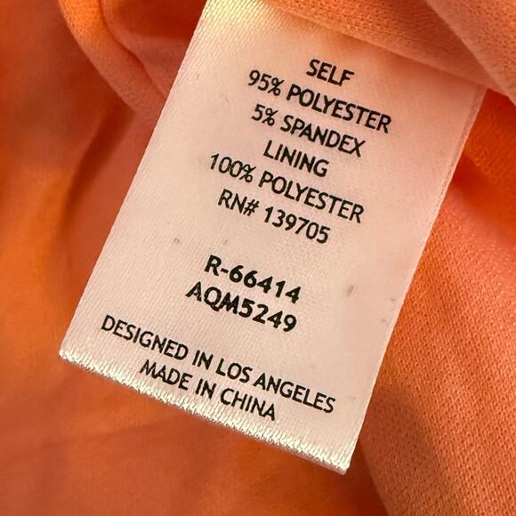 Emerald Sundae Juniors' Floral-Sequined Gown Coral/Peach Sz M NWT - Picture 9 of 10